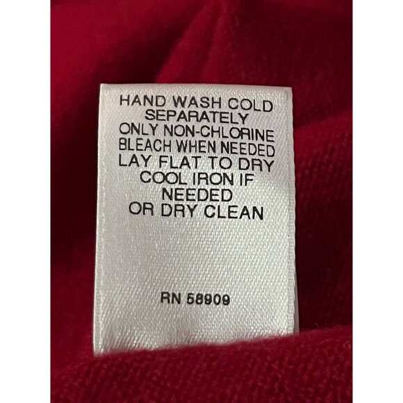 Turnbury Sweater Vest Mens 3XT Tall Merino Wool Deep Red Used - Picture 8 of 16